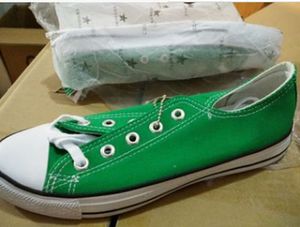 Size35-45 Yeni Unisex Düşük Üst Yüksek Üst Yetişkin kadın erkek Yıldız Tuval Ayakkabılar 13 Renkler Laced Rahat Ayakkabılar Sneaker Ayakkabı Perakende