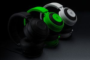TOP Earphones Razer Kraken Pro V2 headsets sem fio bluetooth Earbuds Som Gaming headset tws esportes bluetoothEarphone FRETE GRÁTIS