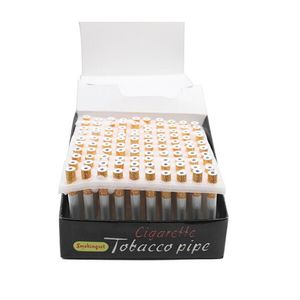 Rohrwerk großhandel-Aluminiumlegierung Zigarette mit Beutel Fräsen Zahnähnliche Länge mm Metallrohr in StockA00