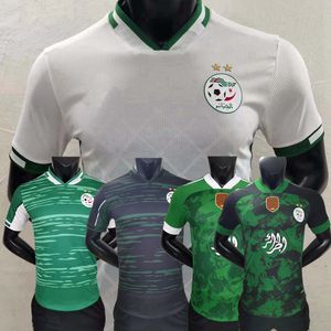 2021 Version du joueur Algérie Jerseys Soccer Team Équipe nationale Feghouli Mahrez Bounedjah Belaili Shirt de football en édition spéciale
