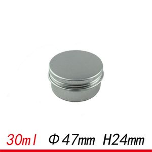 Wholesale small wax pot for sale - Group buy 30ml Empty Butter Pomade Tin oz Wax cooling balm Refillable Canning Jar g Aluminum Crafts Storage metal oil small pots can