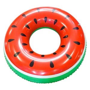 Andra pooler Spashg vattenmelon uppblåsbara pool float cirkel simning ring för barn jätte swimmings floats luftmadrass strand fest pool leksaker wh0434