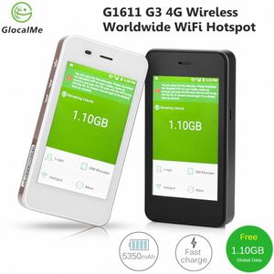 Mestre Rápido venda por atacado-Terminal de Dados GlocalMe G1611 G3 G LTE global WiFi Router Wireless Worldwide alta velocidade Wi Fi Hotspot gratuito Roaming Rápido de rede SKBI