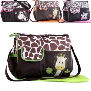 Multifunktionell Baby Diaper Bag Care Blappy S Print Stroller S Mummy Maternity Mom Travel Handväska 220225