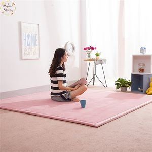 Cordial Lighting Home Coral Fleece 2cm Grubość Tatami Carpet 180x200 CM Dywan Dywanik do sypialni Baby Play Mat 201214