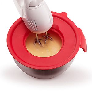 Blanda skålar Rostfritt stål Non-Slip Diy Cake Bread Salad Mixer Kök Bakning Matlagningsverktyg med Cover Grater Food Container 201214