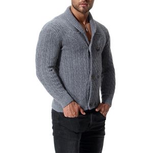 Bawełniany sweter w bawełnianym warstwie luzę pulloczki długie rękawy Man Sweters 201130