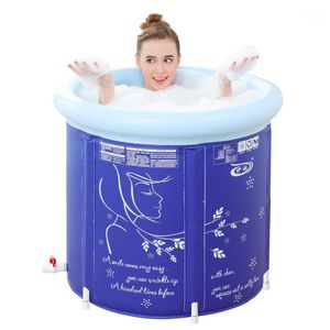 Vasche da bagno Sedili Vasca da bagno pieghevole, vasca da bagno per adulti per uso domestico non gonfiabile a risparmio idrico e conservazione del calore