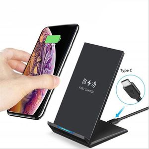 Carregador sem fio Suporte Vertical 15W 20W Max Qi Rápido Fast Charge suporte do telefone para IPhone 11 12 Samsung Galaxy