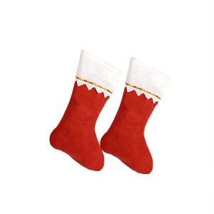 горячего красного DIY света борта дети подарок сумка рождественских носков персонализированных творческие висят украшения Рождества мешок T2I51556