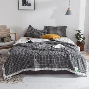 Blankets Cotton Summer Baby Sleeping Home Sofa Blanket On The Bed Plaid Bench Lounge Chair Covering Kids Bedspread For Beds