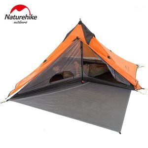 Barraca de acampamento ultraleve Naturehike Spire 20D à prova de chuva de silicone NH17T030-L1