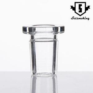 Smoking Accessories Short Glass Adaptor 14mm&19mm 14mm Female To 19mm Male Clear Adapter High Borosilicate Glass Also Sell Quartz Banger179-1