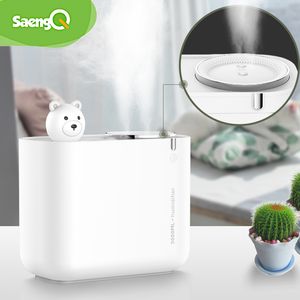 Umidificatore d'aria di grande capacità Umidificatore elettrico ad ultrasuoni Purificante Aroma Diffusore d'aria Luce a LED 3000ml