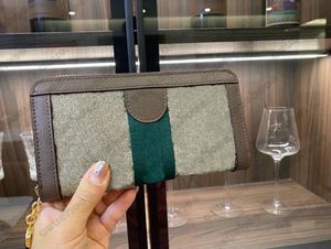 Ophidia Luxury Wallet：カードスロット付きの女性の短い長いデザイナーハンドバッグ - 男性用の革のキャンバス財布、3倍の二重倍スタイル（644334/523154/523153）