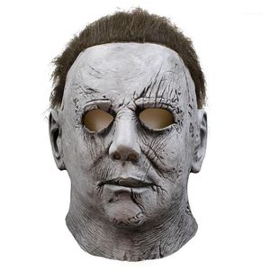 Michael Myers Mask Halloween Mascaras De Latex Realista Mascara Cosplay Scary Masks Masquerade Masque Korku Maskesi Party Maski1