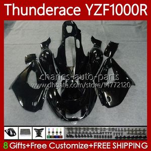 OEM Bodywork for Yamaha Thunderace YZF1000R YZF 1000R 1000 R 96 07 87NO.2 YZF-1000R 1996 1997 1998 1999 2000 2001 2006 2007 2007 2007 Lustroso Black