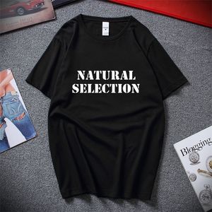 Summer Style Fashion Natural Selection Columbine T-shirt bianca da uomo Abbigliamento T-shirt casual a maniche corte con o-collo 220224