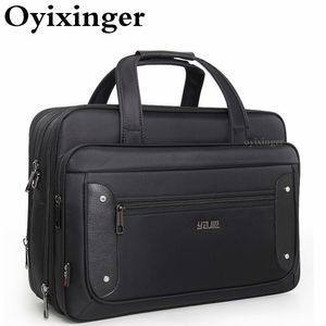 Large Capacity Business Men Briefcase Male Handbags Laptop Bags 17 Inches Oxford Crossbody Travel Bag Sac Homme Bandolera Hombre Q0112