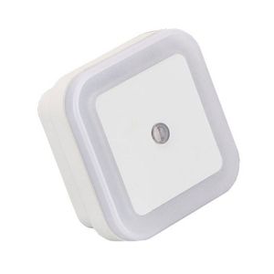 Light Sensor AUTO Control Mini Night Light EU US Plug Novelty Square Baby kids Bedroom lamp moon Romantic