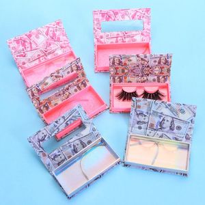 False Eyelashes 1PC Eyelash Packaging Box Empty Package 8-25mm Lashes Rectangle Eye Makeup Tools With Transparent Tray