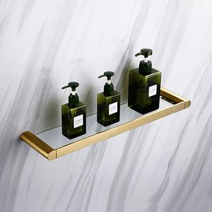 SMESITELI LUXURY Golden Bathroom Hardware Sets 304 Rostfritt Stål Borstat pappershållare Handduksställ Tvålfat Badrum Produkt LJ201204