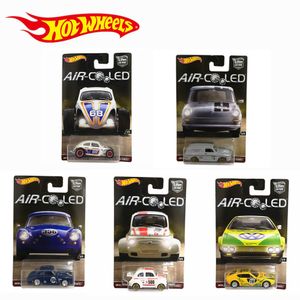 Hot Wheels 1:64 Sportbil Luft Coled Collective Edition Metall Material Race Car Collection Alloy Car Gift för Kid LJ200930