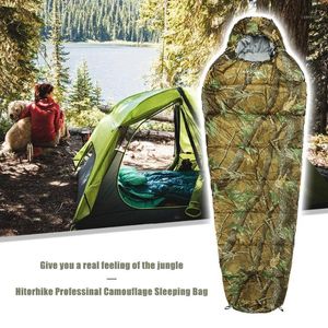 屋外エンベロープ寝袋ミイラ超軽量多機能旅行袋ハイキングキャンプ寝袋3シーズン1.5kg1