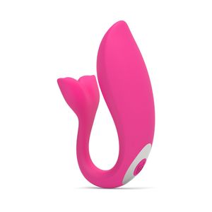 AKKAJJ Vagina Vibrator Dolphin shape Wearable Remote-Control G Spot Electric Massager USB Rechargeable Water Resistant