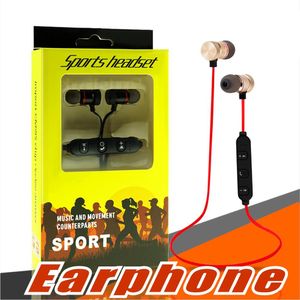 M5 Bluetooth Headphones magnetic metal wireless Running Sport Earphones Earset With Mic MP3 Earbud BT 4.1 For Samsung LG Smartphone