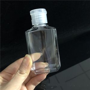 Şeffaf Plastik Doldurulabilir Konteynerleri Seyahat Şişe Ev Vurgular T2I51671 kalınlaştırmak sıcak 60ML Sekizgen şişe el temizleyici Şişe