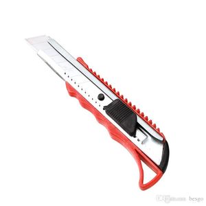 Multifunción Utility Knife Art Cutter Estudiantes Papel Snap Off Retractable Razor Box Paquete Abierto Sharp Blade Cuchillo Papelería DBC VT0250 en venta