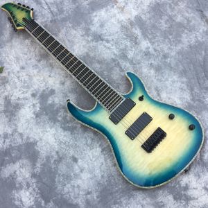 Tillverkare Custom String Electric Guitar Mahogany Arch Shadow Maple Color Shell Bindning Custom Guitar