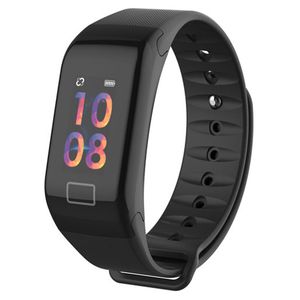 Färgskärm Smart Armband Blood Oxygen Monitor Smart Watch Hjärtfrekvens Monitor Watch Fitness Tracker Armbandsur för Android iPhone