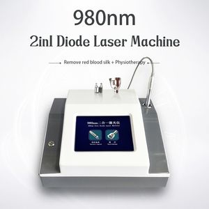 Powerful 980nm Diode Laser Vascular Therapy Spider Veins Removal Machine Physiotherapy Pain Relief Nail Fungus Treatment Beauty Equipment