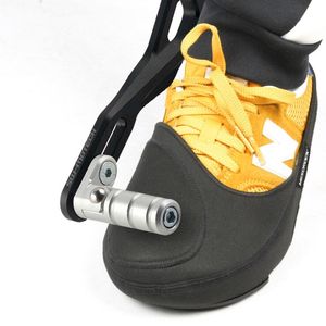 Capa protetora para sapato de motocicleta, antiderrapante, almofada de engrenagem variável, à prova d'água e resistente à sujeira, equipamento de equitação ajustável