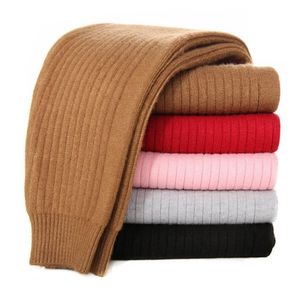 Outono inverno crianças cashmere calças meninos lã calças quentes babys grosso espesso luggings confortáveis ​​para meninas passagem inferior lj201019