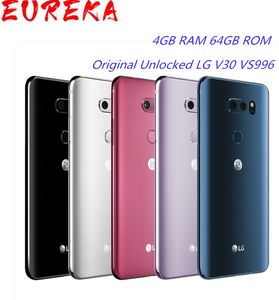 Original entsperrtes LG V30 H931 H932 Octa-Core-Handy, 4 GB RAM, 64 GB ROM, Rückfahrkamera, 16,0 MP LTE-Fingerabdruck-Handy