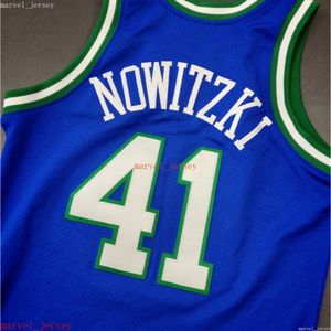 100％ステッチされたDirk Nowitzki 98 99 Jersey XS-6XL Mens Throwbacks Basketball Jerseys安い男性女性若者