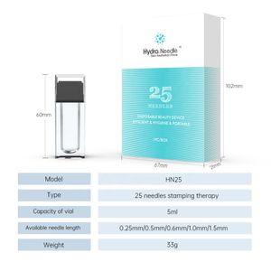 Agulha de Hydra 25 Micro Needle para Home Coréia Skin Care Device Derma Roller Stroet Remoção