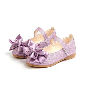 Wholesale flats for bridesmaids resale online - Top Quality Girls Dress Shoes Children s Mary Jane Flower Wedding Party Bridesmaids Glitter Princess Ballet Flats For Kid Toddler Designer Classic luxury
