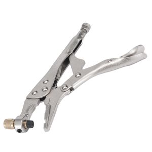 1 4" SAE Interface Locking Pliers Steel Refrigeration Recovery Clamp Plier Tool For Air Conditioner Refrigerant Repair Hand Tool Y200321