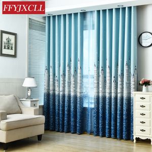 Wholesale pink curtains for bedroom for sale - Group buy Boy Girl Bedroom Cortinas Living Room Blue Pink Coffee Blackout curtains Custom Made Drapes Children Cloth Curtain For Kids LJ201224