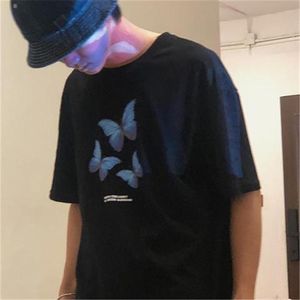 캐주얼 힙합 T 셔츠 짧은 소매 망 Mutsfely T 셔츠 패션 2020 Tee Streetwear 일본 하이 스트리트 셔츠 남성 여성 C1021