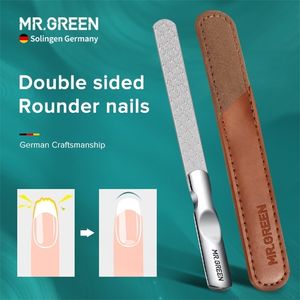 Wholesale toenail files resale online - MR GREEN Stainless Steel Nail File er Double Side Manicure Pedicure Tool Grooming Professional Finger Toenail Care