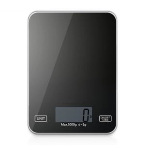 5kg bilancia da cucina per uso domestico mini bilancia elettronica per alimenti bilancia per dieta strumento di misurazione sottile LCD digitale pesatura elettronica 201118