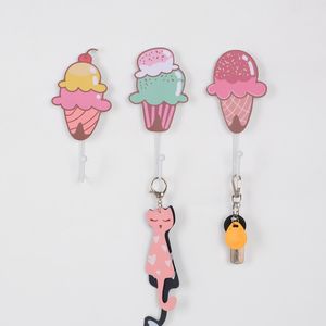 Cartoon Hooks for Home Decoration Ice Cream Hook Photo Props Children's Room Porch Storage Wall Wall Hanging 1224121