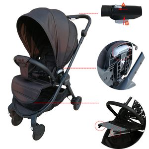 Partihandel lätt barnvagnsdesigner rese bärbar barnvagn reversibel barnvagn EU Standard LJ200901 bilar mode mjuk elastisk andningsbar