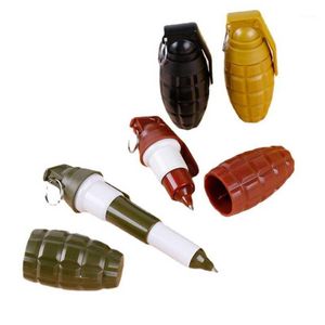 Ballpoint Pens 4pc Creative Grenade Shaped Pen Cartoons Student Blue Cute Office School Supplies Promotion Stationery