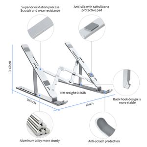 Customized Tablet PC Laptop Stand Folding shelf Bracket On Desk Laptops Support Flexible Holder Manufacturer Promotion